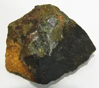 Sperrylite Crystal in Chalcopyrite Matrix