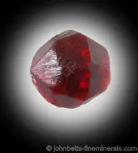 Red-orange Spessartine Crystal