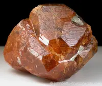 Orange Spessartine with Magnetite