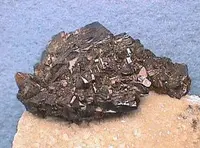 Dark Red Sphalerite on Dolomite