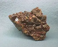 Dark Red Sphalerite Cluster