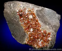 Orange Sphalerite on Matrix
