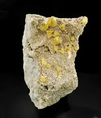 Yellow Sphalerite on Dolomite