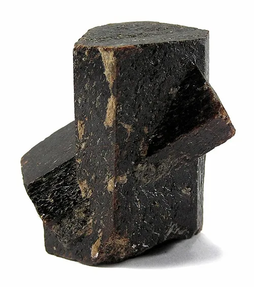 Dark Brown Staurolite Twin