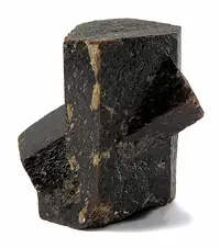 Dark Brown Staurolite Twin