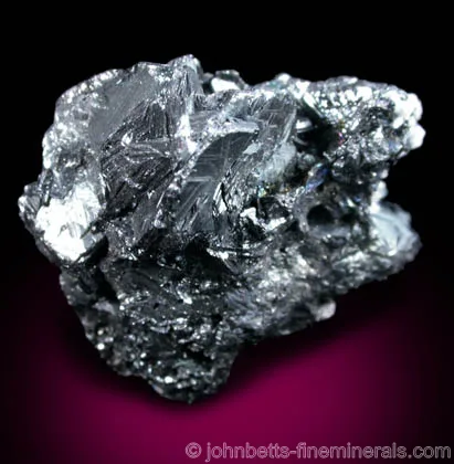 Intersecting Stephanite Crystals