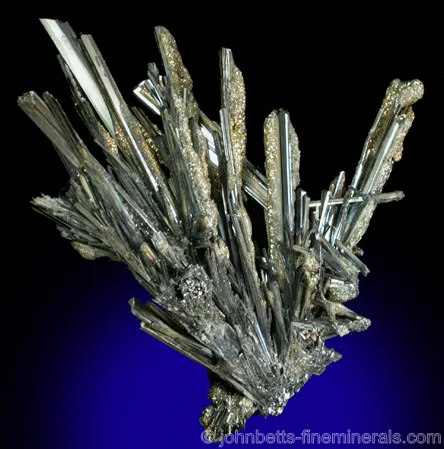 Stibnite Needles with Marcasite