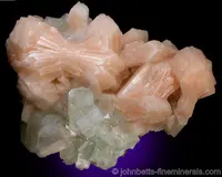Peach Stilbite with Apophyllite