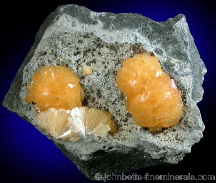 Golden-Yellow Stilbite Balls
