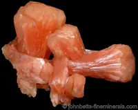 Bright Orange Stilbite Crystals
