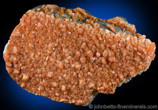 Bright Orange Stilbite Plate