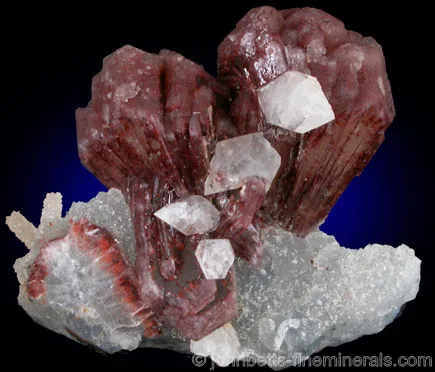 Dark Brownish-Red Stilbite