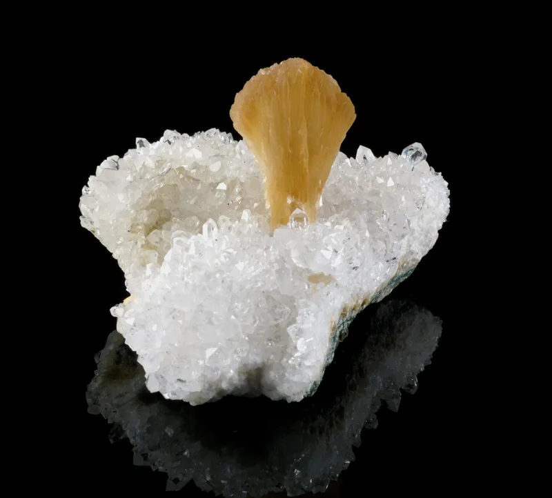 Light Brown Stilbite on Matrix