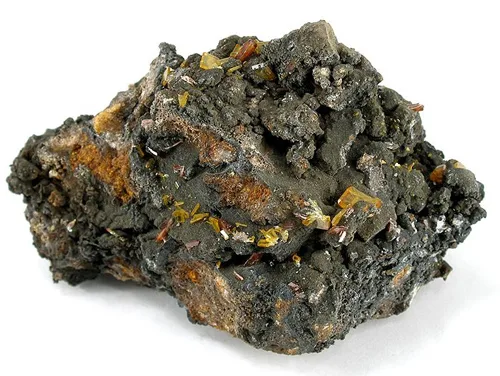 Tabular Stolzite with Raspite