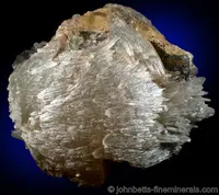 Strontianite over Fluorite