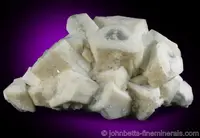 Strontianite pseudomorph after Celestine