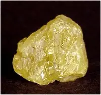 Crystal fragment of Sulfur