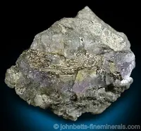 Sylvanite Vein with Quartz & Fluorite