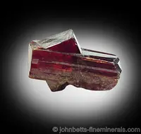 Intersecting Dark Red Manganotantalite