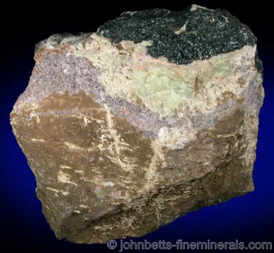Tephroite, Willemite, Franklinite