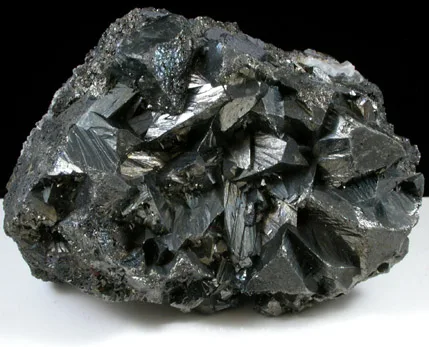 Cluster of Large Tetrahedrite Crystals