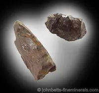 Two Crude Thorite Crystals