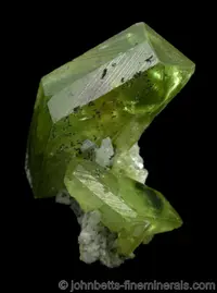 Green, Transparent Titanite Cluster