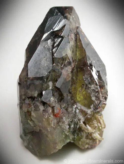Twinned Transparent Brown Titanite