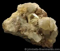 Classic Yellow Topaz in Matrix