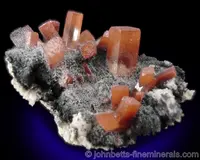 Reddish-Brown Topaz Crystals