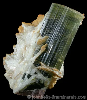 Dark Elbaite on Matrix