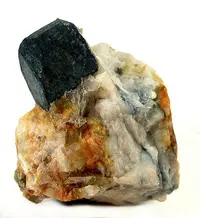 Thick Triphylite Crystal on Matrix