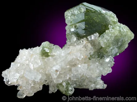 Green Uvite with Magnesite