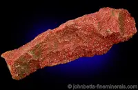 Vanadinite Coating on Quartz