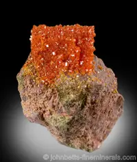 Vanadinite Pseudomorph after Wulfenite