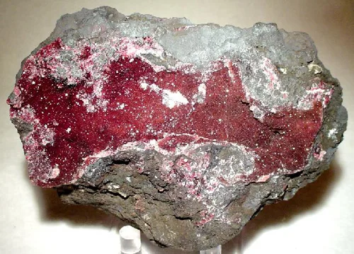 Red, Iron-Rich Variscite Vug