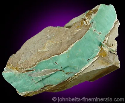 Variscite Vein in Matrix