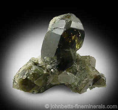 Pyramindal Vesuvianite Crystal