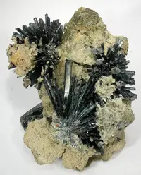 Acicular Vivianite Sprays