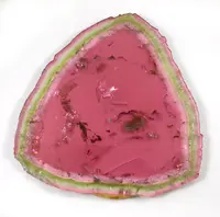 Watermelon Tourmaline Slice