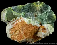Color Banded Radial Wavellite