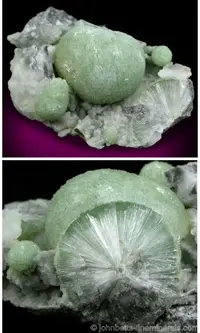 Spherulitic Wavellite Ball