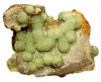 Globular Pea-Green Wavellite