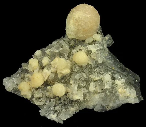 Ball-like Wavellite Spheres