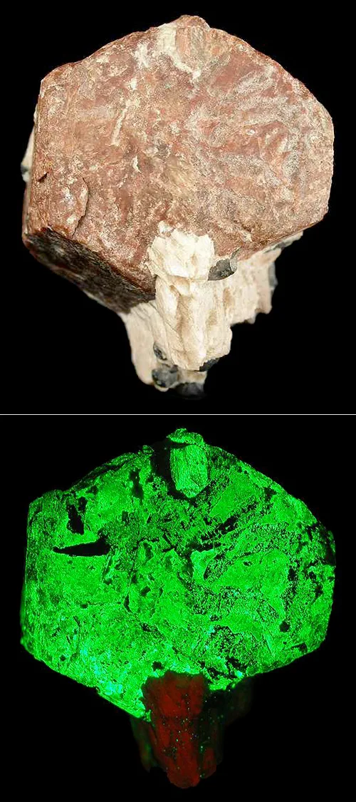 Large Hexagonal Willemite Crystal