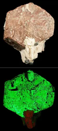 Large Hexagonal Willemite Crystal