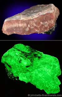 Reddish-Brown Willemite Vein