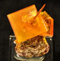 Intergrown, Rectangular Wulfenite