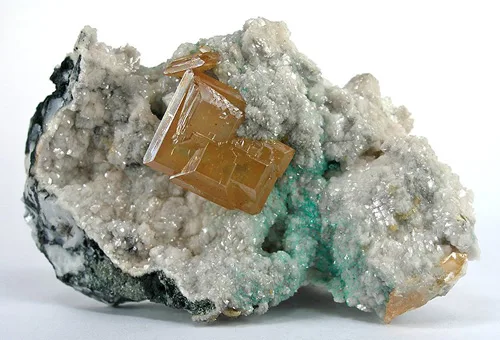 Brown Wulfenite on Matrix