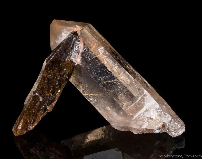Xenotime Crystal with Quartz